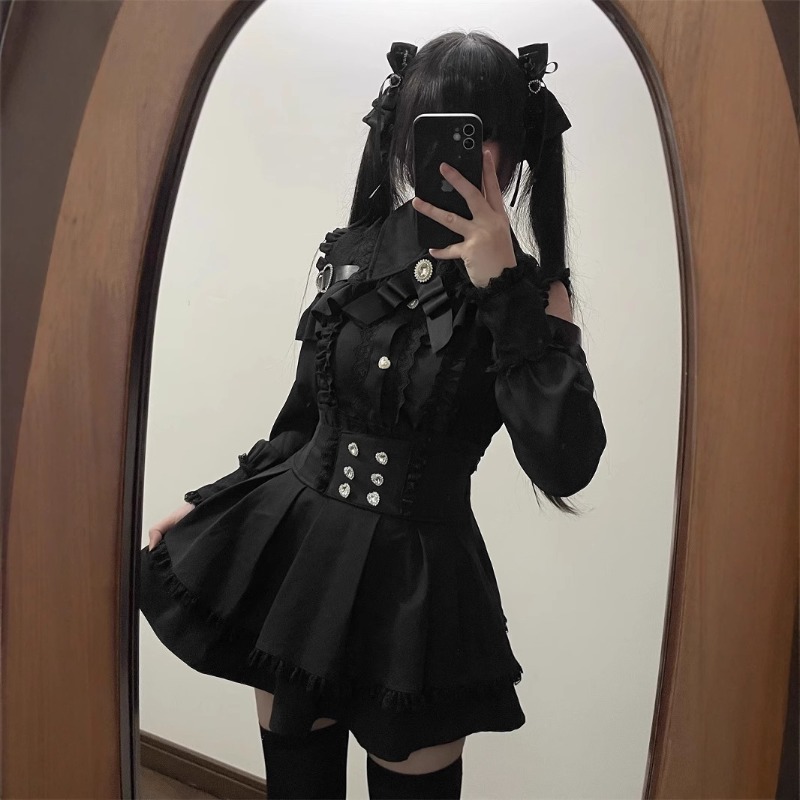 Women'S Y2K Fashion Aesthetic - Vrouwen Jirai Kei Outfit Japanse Stijl