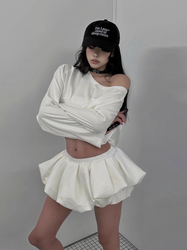 Asymmetric Top Women - 2025Harajuku Fashion Design Casual Suits Vrouwen