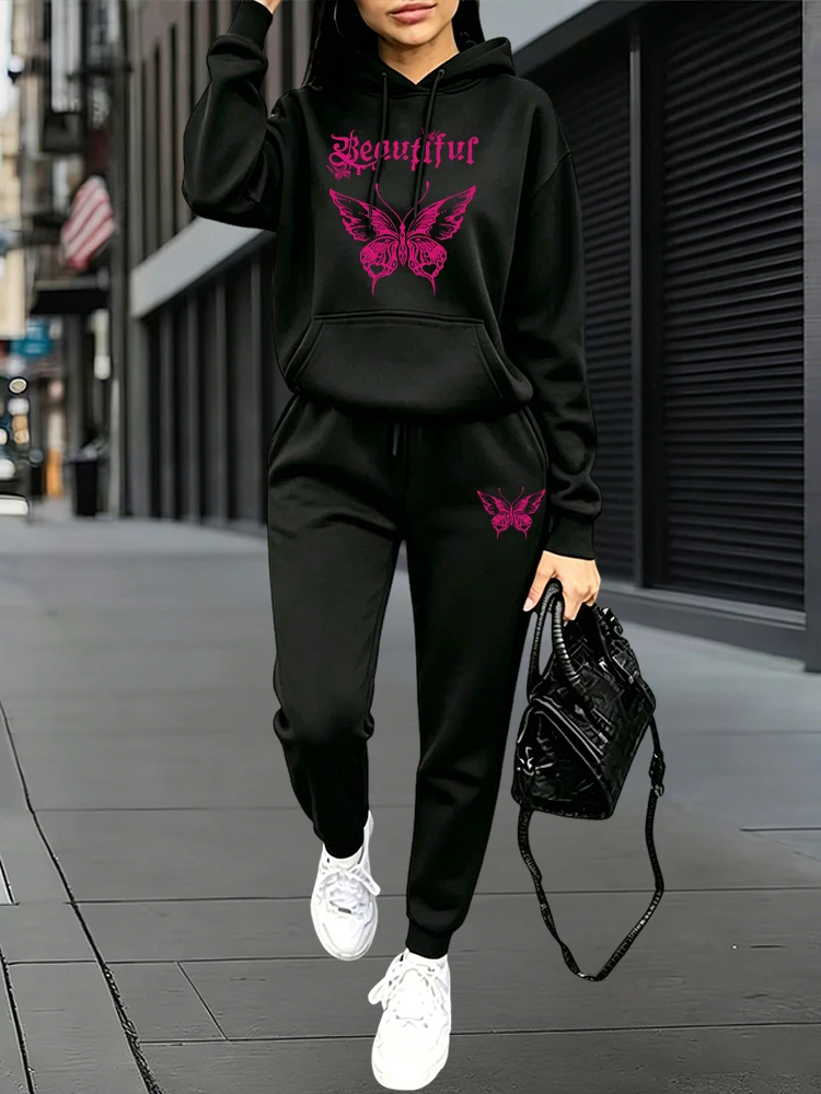 Women Fashion Outfits - Herfst Winter Dagelijkse Casual Sport Joggingsets