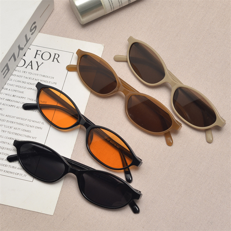 Women'S Fashion In The 90S - Nieuwe Retro Ovale Cat Eye Zonnebril