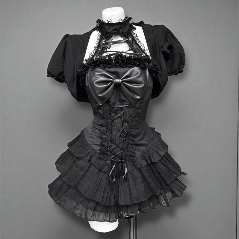 Women'S Fashion Knitwear - Japan Gotische Stijl Lolita Rok Set