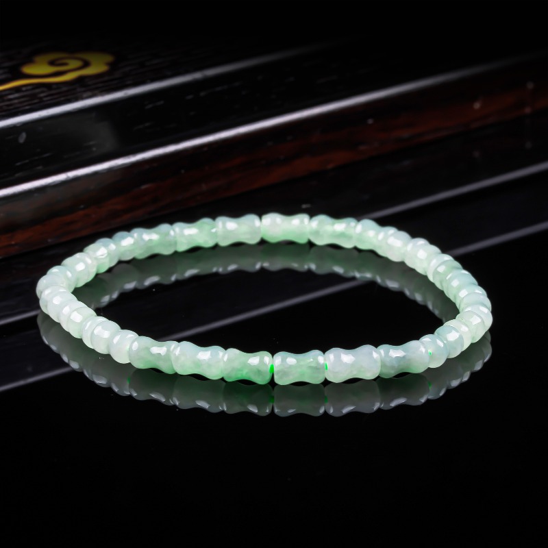 Women And Men Fashion - Nieuwe Echte Natuurlijke Jade Bamboe Armband