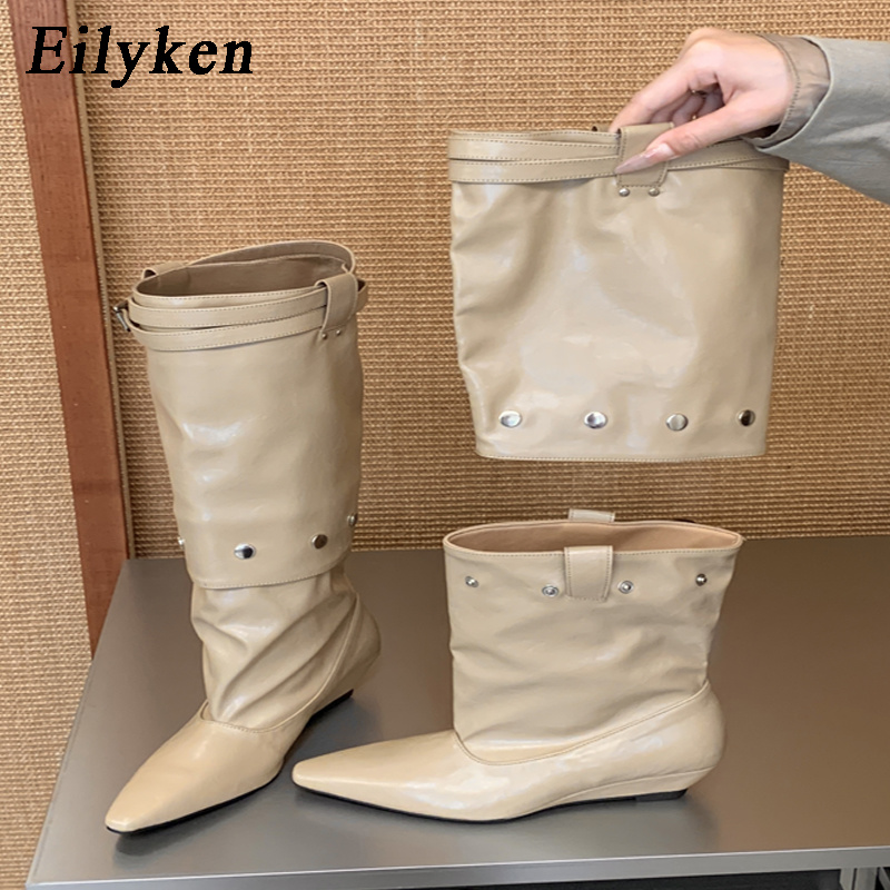 Winter Fashion Women Boots - Eilyken Nieuwe Mode Puntige Teen Dames
