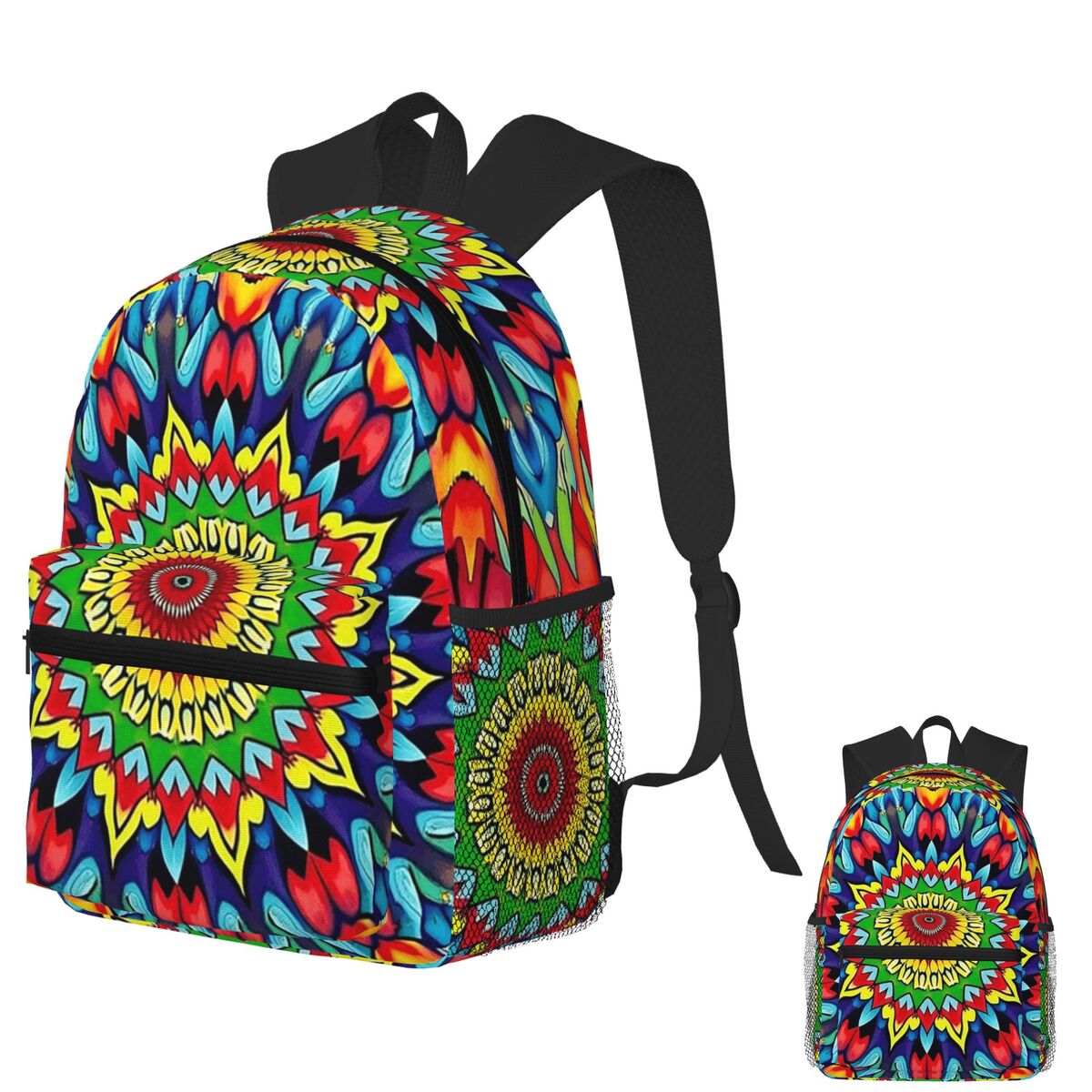 Women'S Fashion In The 1960S - Levendige Trippy Mandala jaren 1960 Psychedelische
