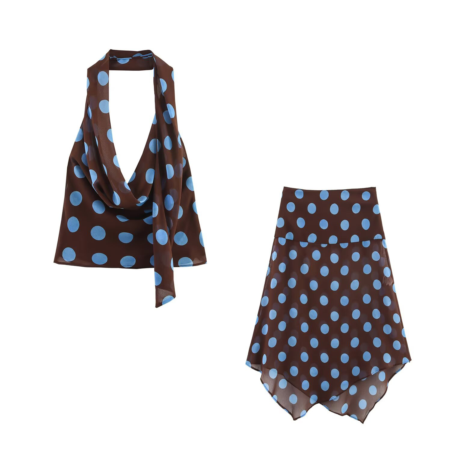 Asymmetric Top Women - Zomer nieuwe dames dunne sjaal stip