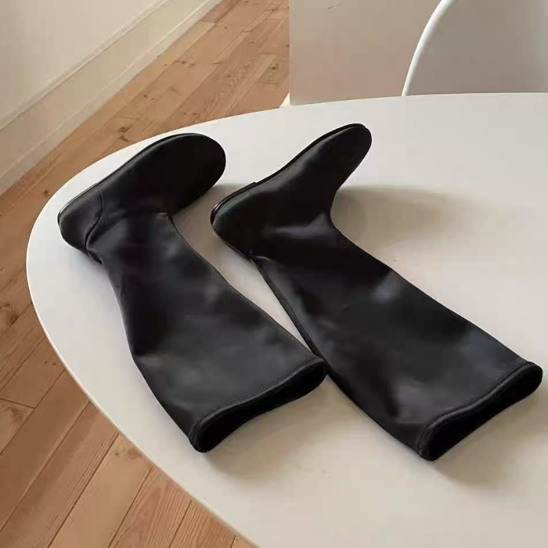 Women'S Fashion Winter 2025 - 2025 Nieuwe Vrouwen Hoge Laarzen Flats