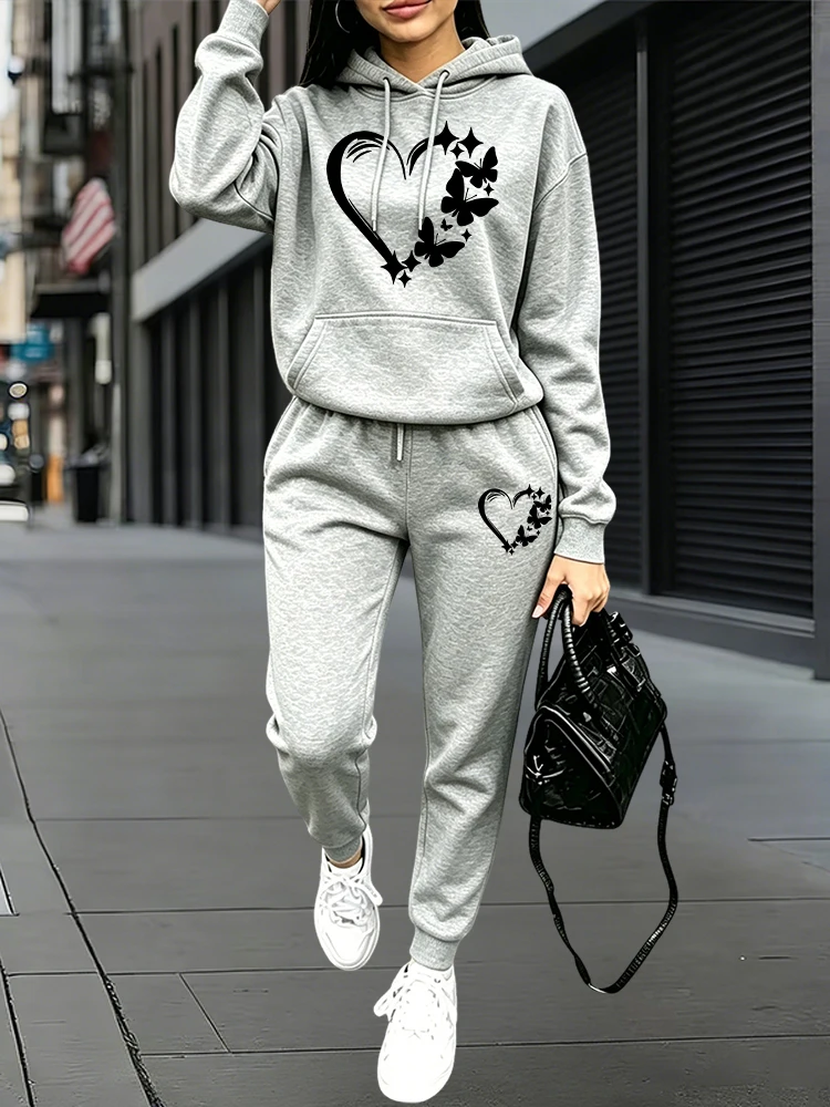 Women Fashion Outfits - 2026 Nieuwe Mode Dames Trainingspak Hoodies