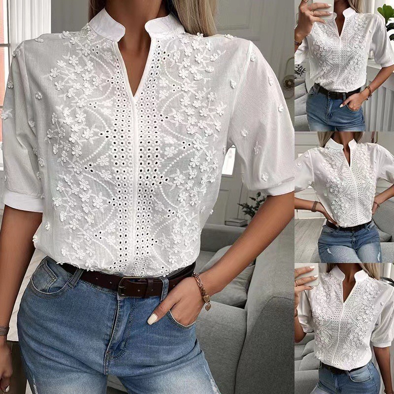 Women'S Fashion Trends Spring 2026 - 2026 Zomer Dames Elegante Witte Blouse