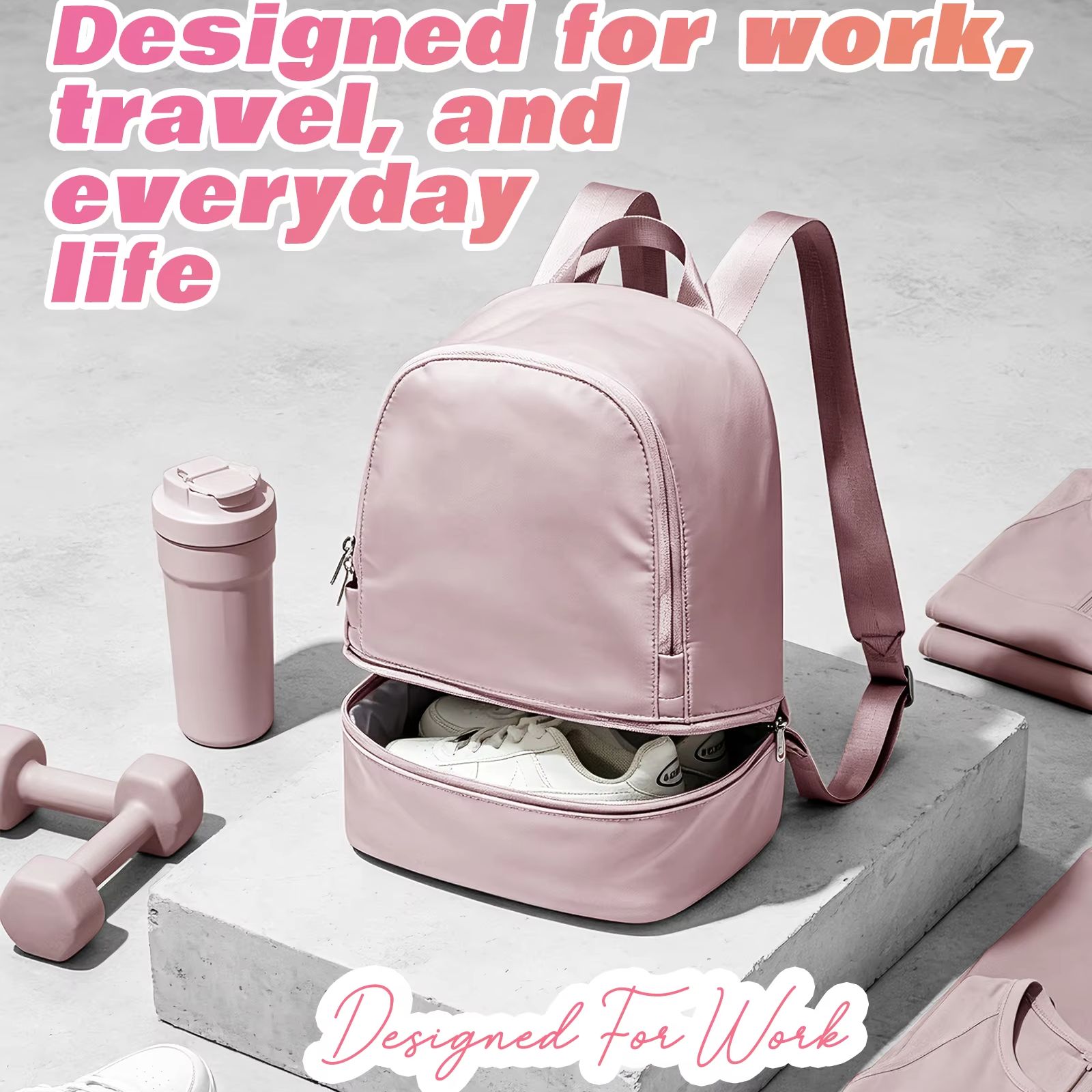 Women'S Fashion Backpack - Tas voor dames, kleine sportrugzak met