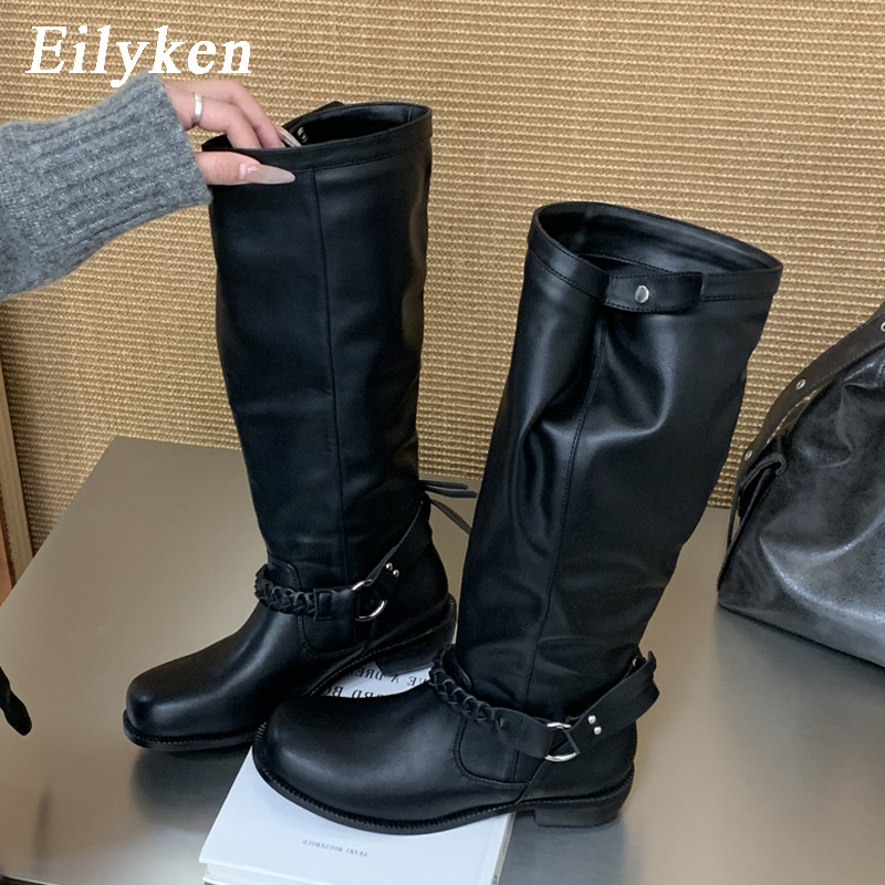 Winter Fashion Women Boots - Eilyken 2027 Herfst Winter Ontwerp Weave