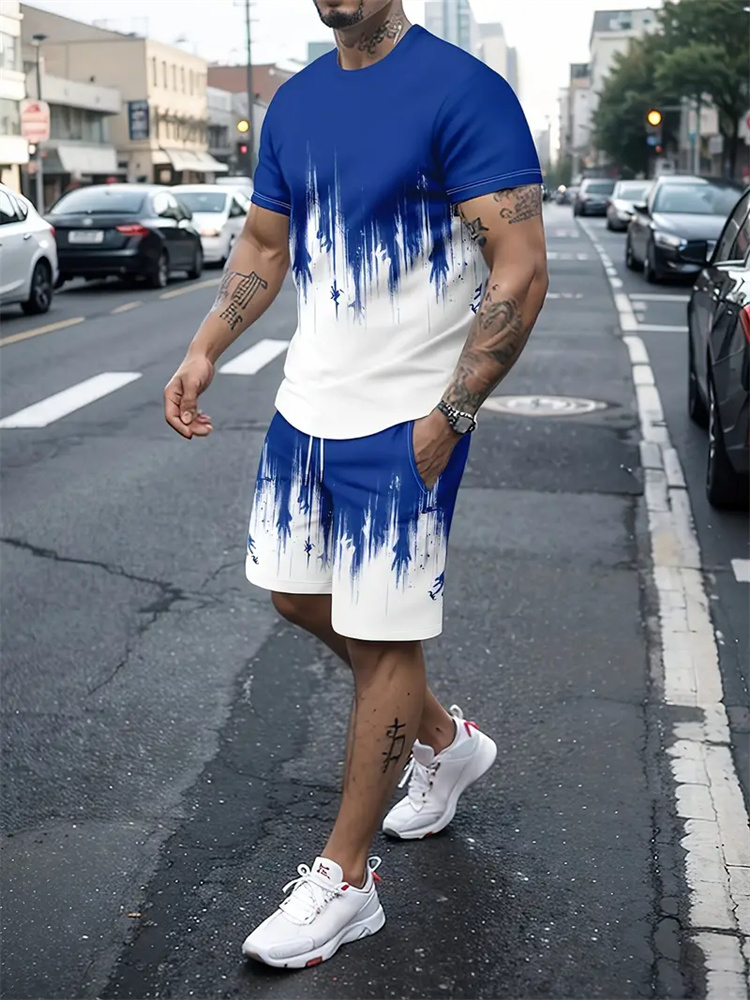 Heren Dames T-shirt met gradië - Women And Men Fashion recensie en prijs