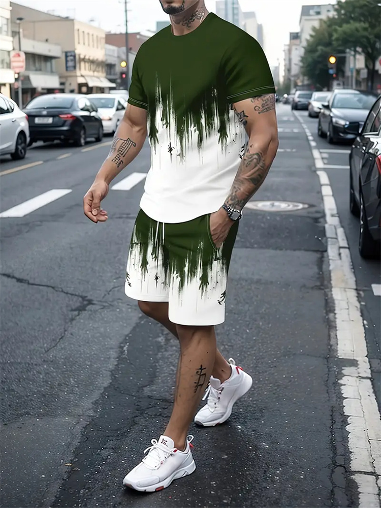Heren Dames T-shirt met gradië - Women And Men Fashion recensie en prijs
