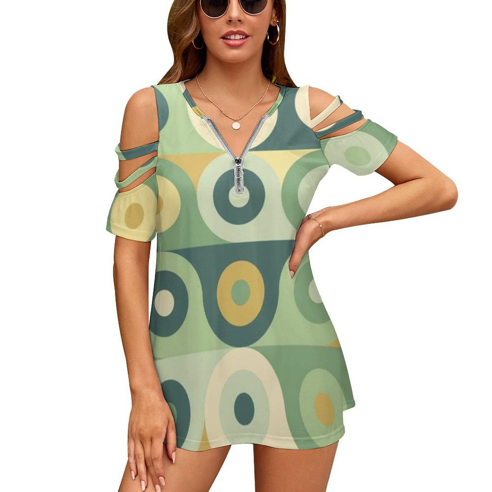 Groovy 70's Patroon Vrouwen Ri - Women'S Fashion Of The 60S recensie en prijs