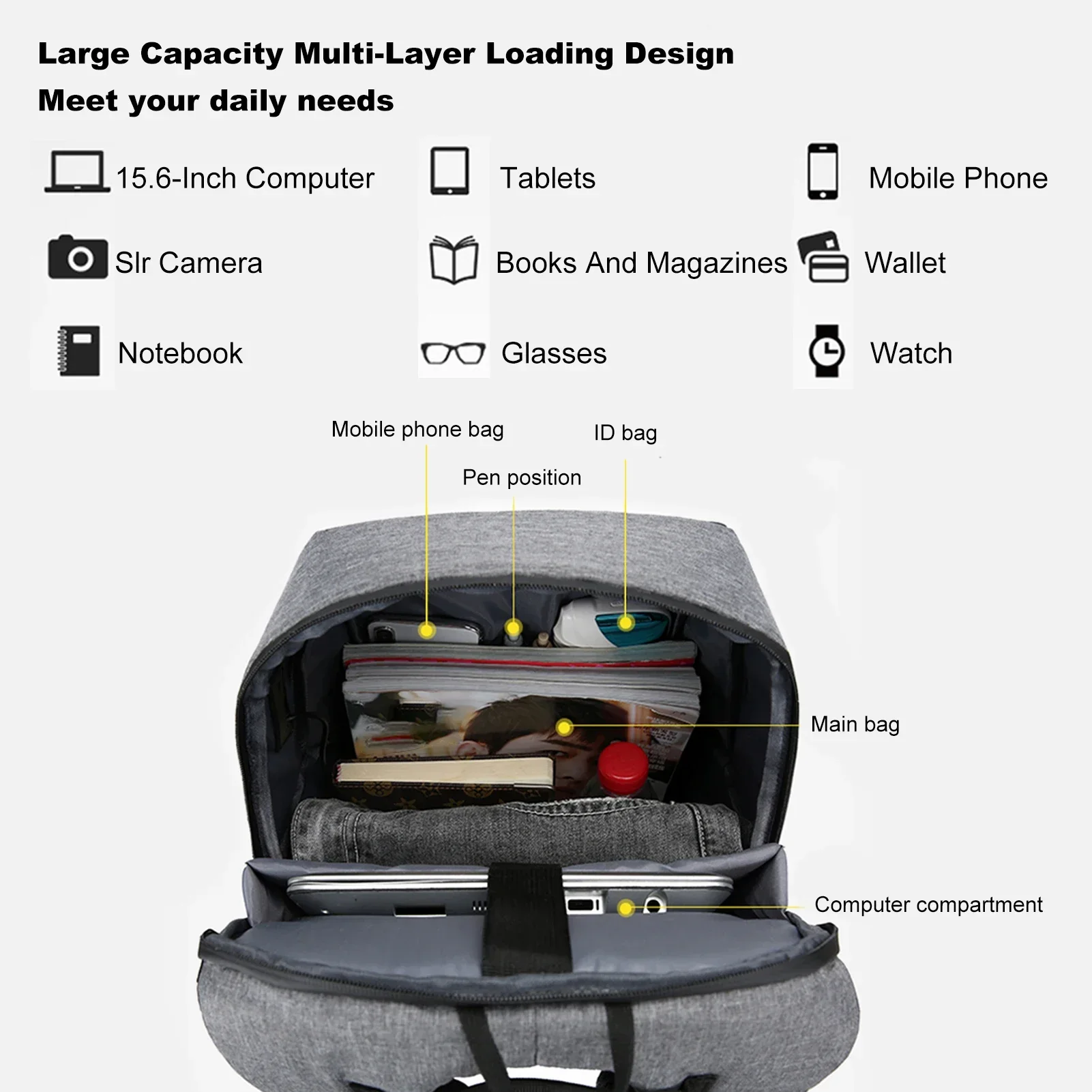 Laptoprugzak voor 17-inch lapt - Women'S Fashion Backpack recensie en prijs
