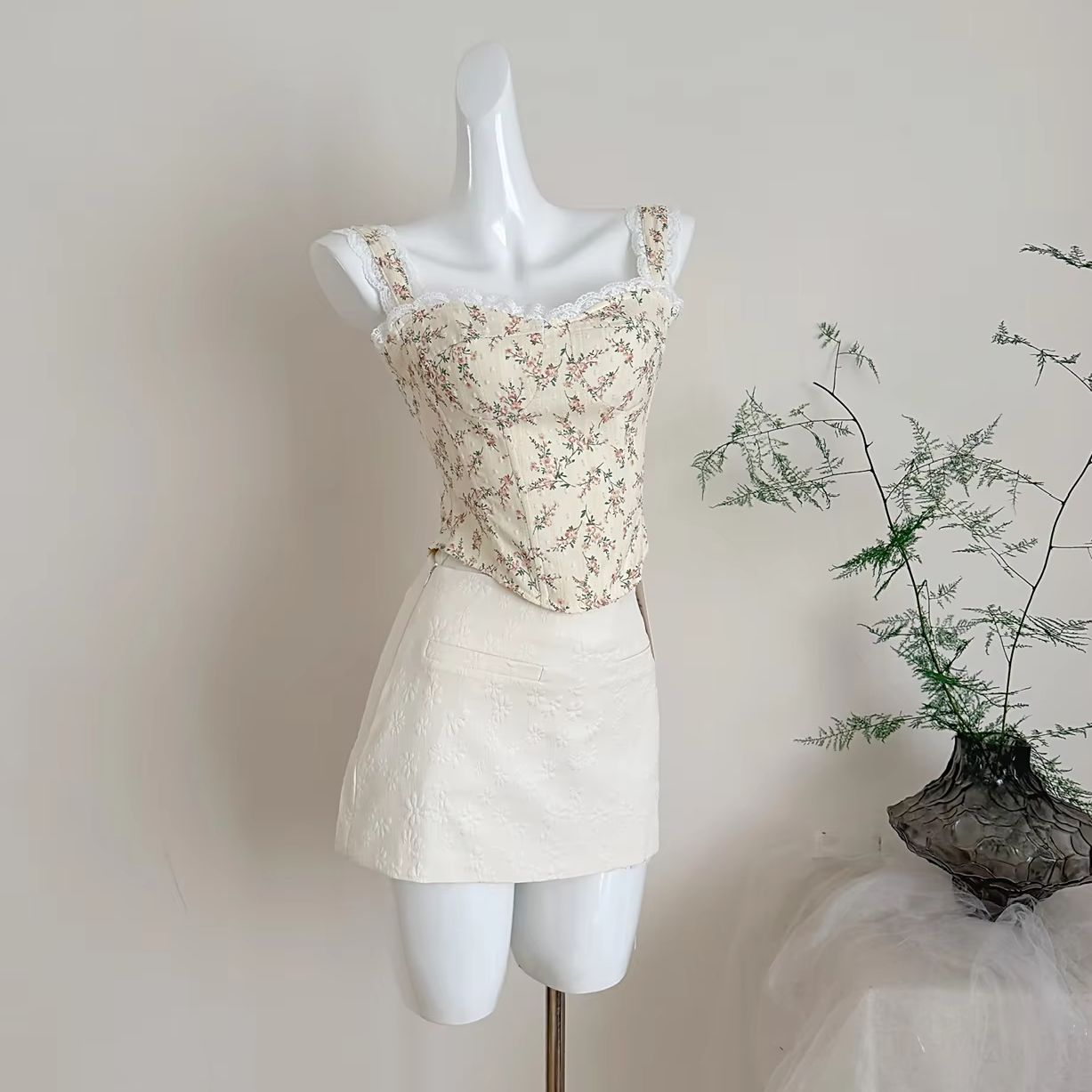 Rokjes sets Dames 2-delige out - Asymmetric Top Women recensie en prijs