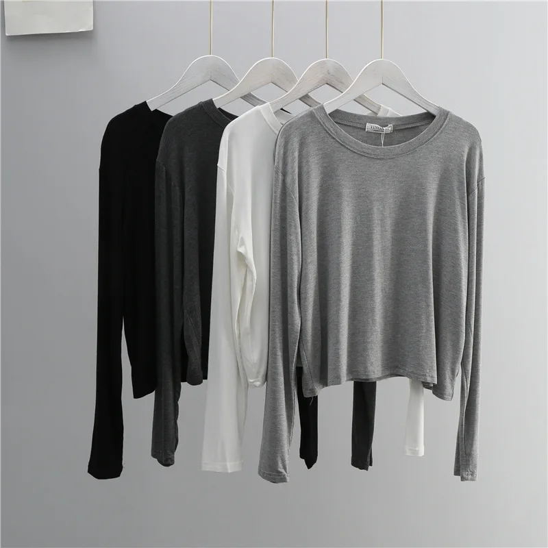 O-hals katoenmix T-shirt met l - Women'S Fashion Tops recensie en prijs