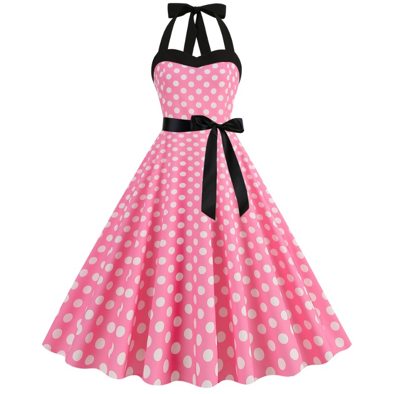 Elegante Dames Polka Dot Jurk  - Women'S Fashion Of The 60S recensie en prijs