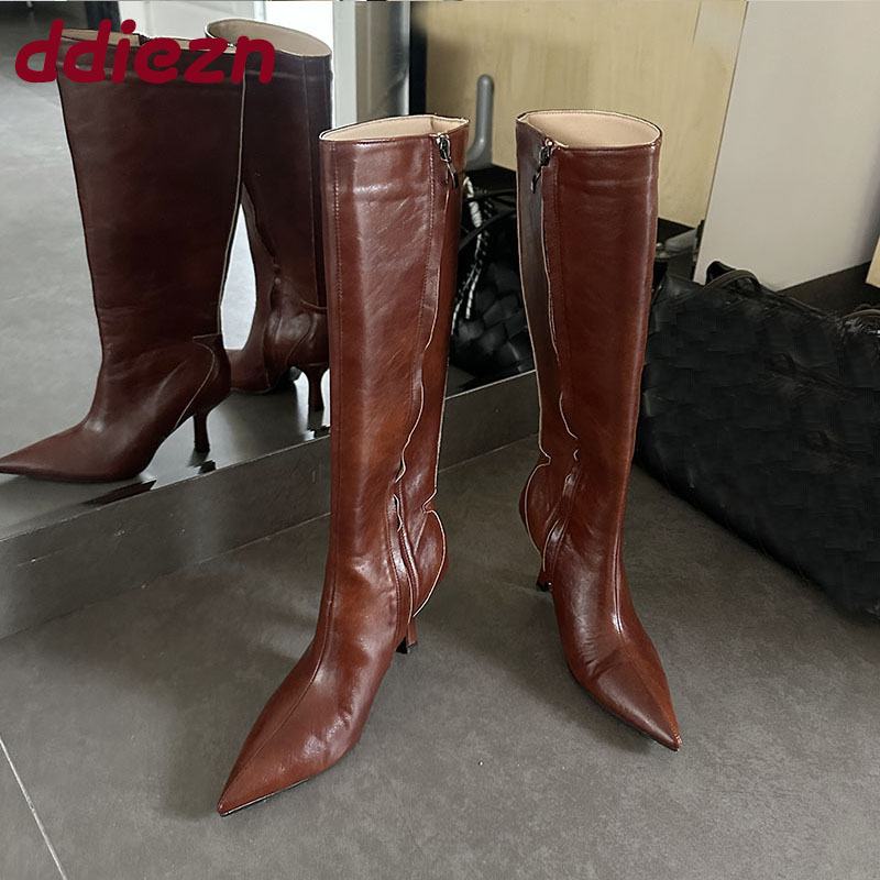 Mode Puntschoen Dames Knie Hog - Winter Fashion Women Boots recensie en prijs