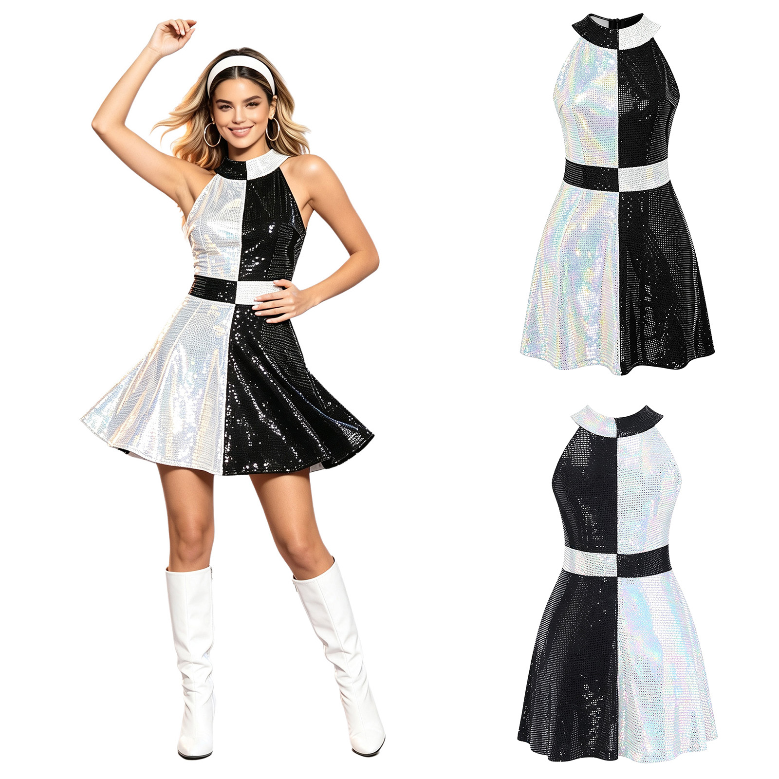 Dames 60s Disco Swingjurk Hall - Women'S Fashion Of The 60S recensie en prijs