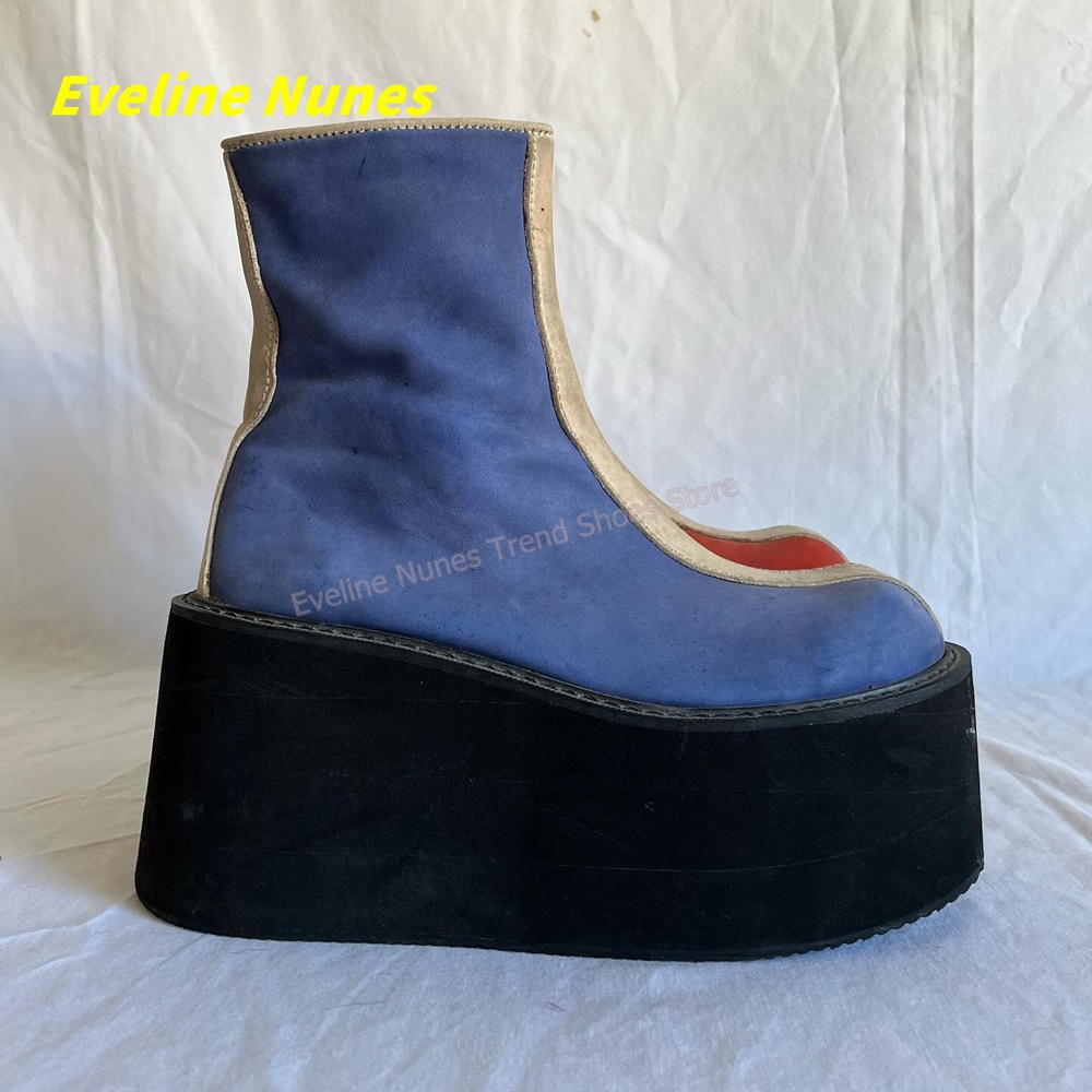 Y2K Rood Blauw Platform Enkell - Women'S Fashion Trends Spring 2026 recensie en prijs