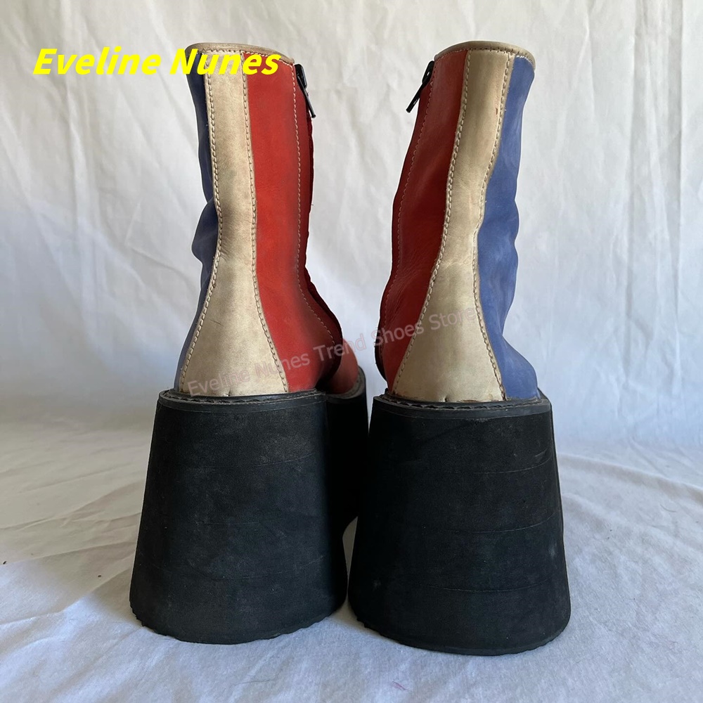 Y2K Rood Blauw Platform Enkell - Women'S Fashion Trends Spring 2026 recensie en prijs