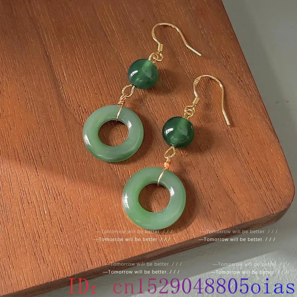 Groene echte jade ring oorbell - Women Fashion Jewellery recensie en prijs