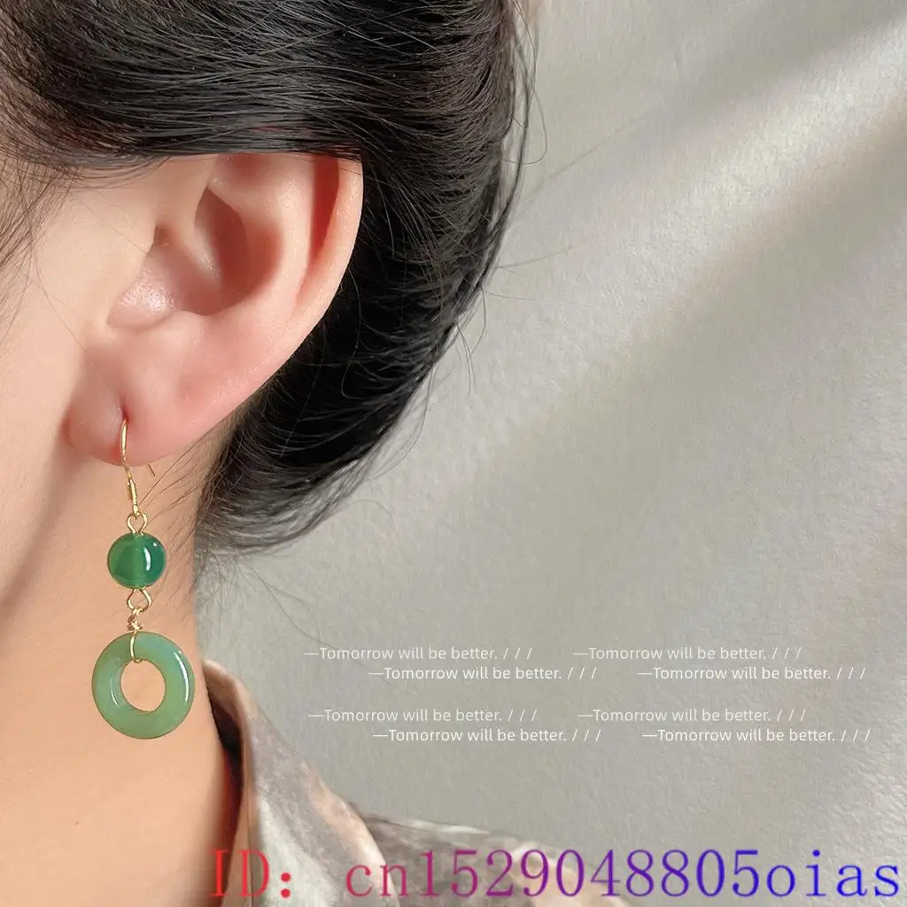 Groene echte jade ring oorbell - Women Fashion Jewellery recensie en prijs