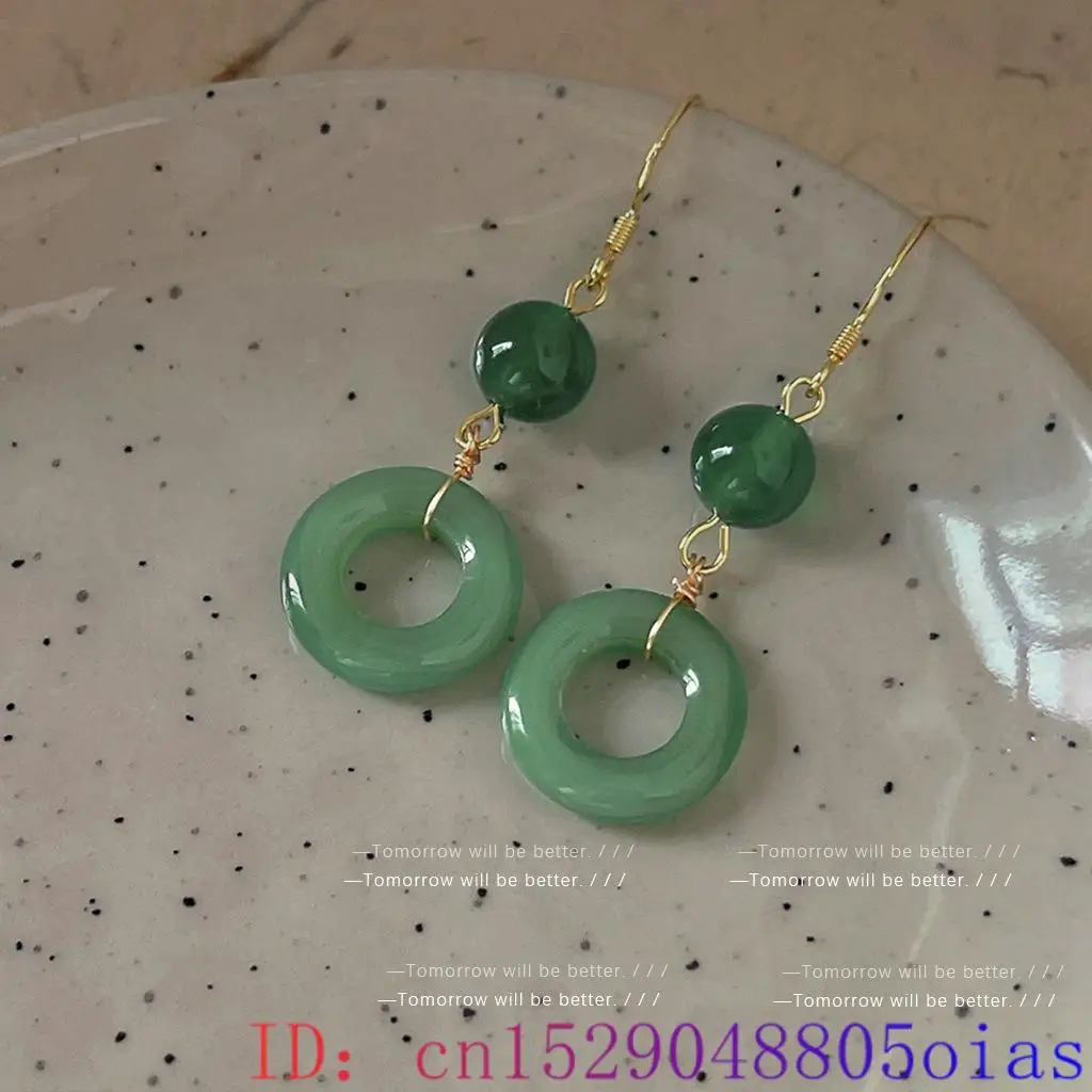 Groene echte jade ring oorbell - Women Fashion Jewellery recensie en prijs