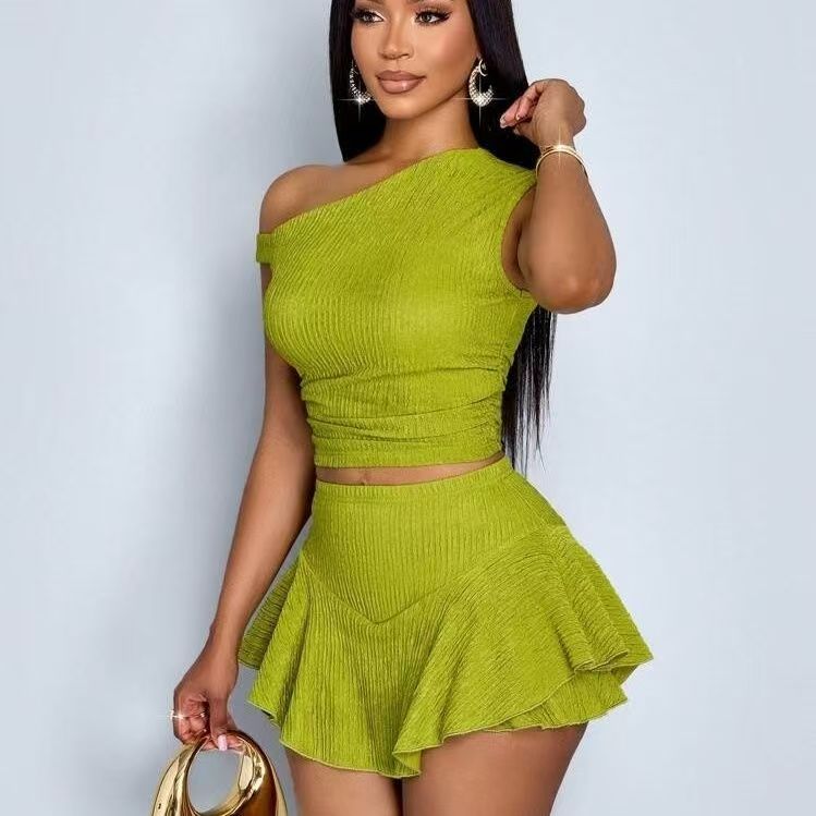 Set Damesmode Casual Sexy Off- - Asymmetric Top Women recensie en prijs