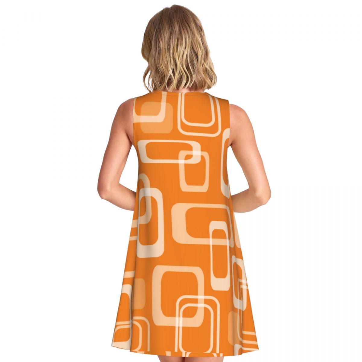 Oranje retro-modjurk, jaren 60 - Women'S Fashion Of The 60S recensie en prijs