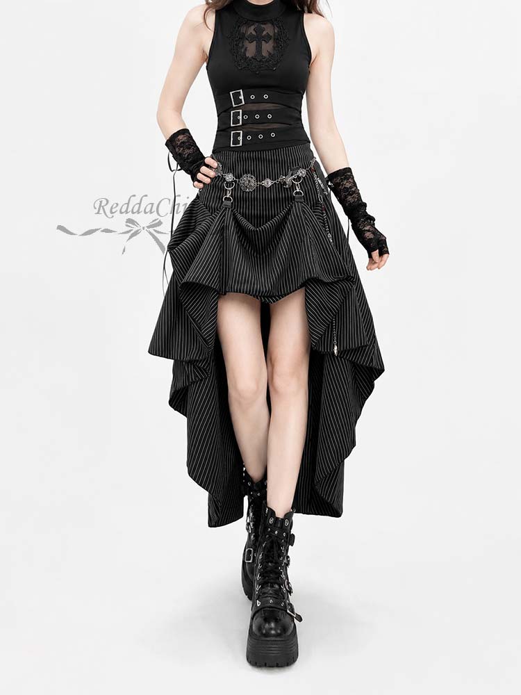 REDDACHiC Gothic Cross Tanktop - Asymmetric Top Women recensie en prijs