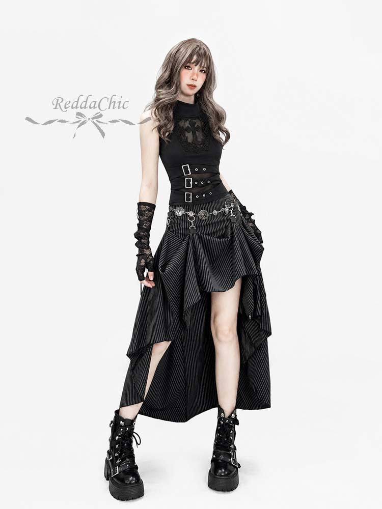 REDDACHiC Gothic Cross Tanktop - Asymmetric Top Women recensie en prijs