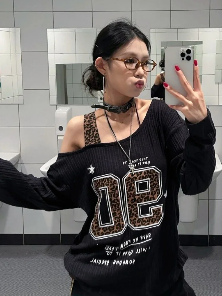 Y2K patchwork T-shirt met luip - Women'S Fashion Tops recensie en prijs