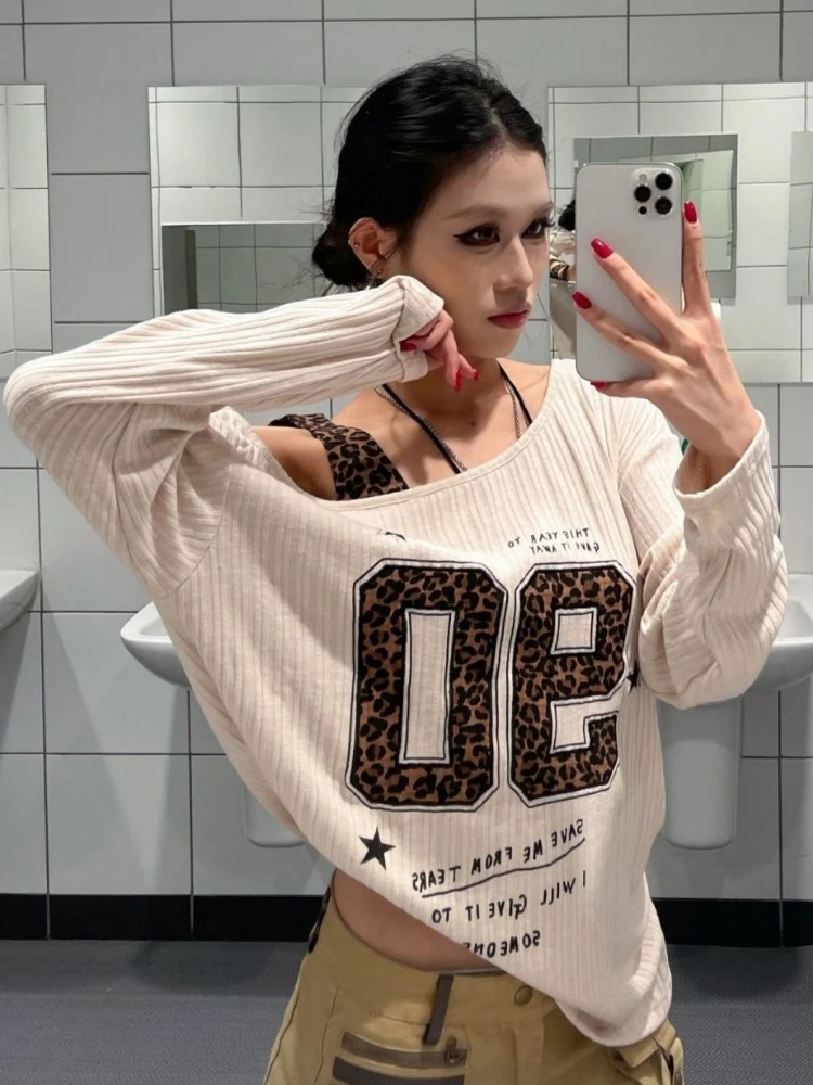 Y2K patchwork T-shirt met luip - Women'S Fashion Tops recensie en prijs