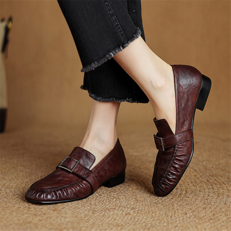 Nieuwe Herfst Echt Leer Vrouwe - Women'S Fashion Loafers recensie en prijs
