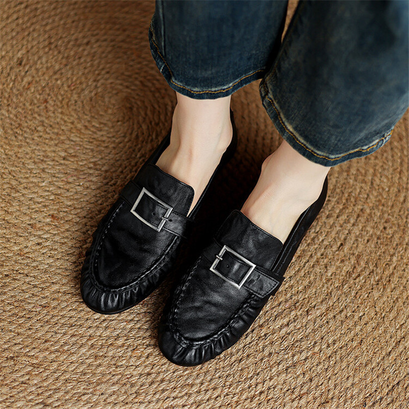 Nieuwe Herfst Echt Leer Vrouwe - Women'S Fashion Loafers recensie en prijs