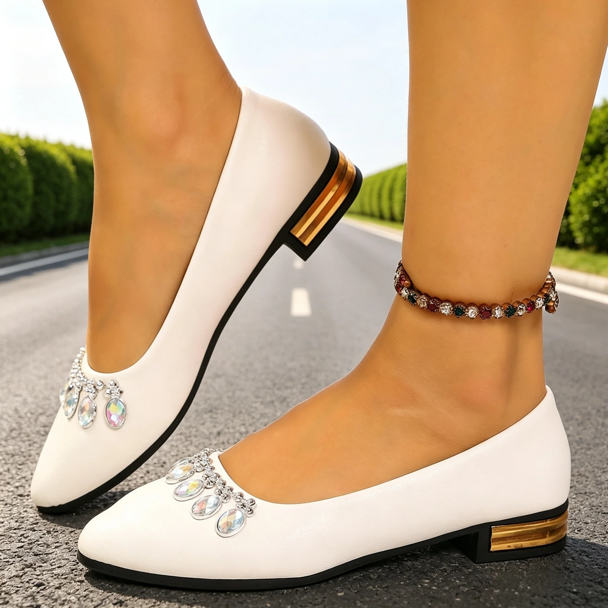 Dames Flats Pointed Toe Ballet - Women'S Fashion Loafers recensie en prijs