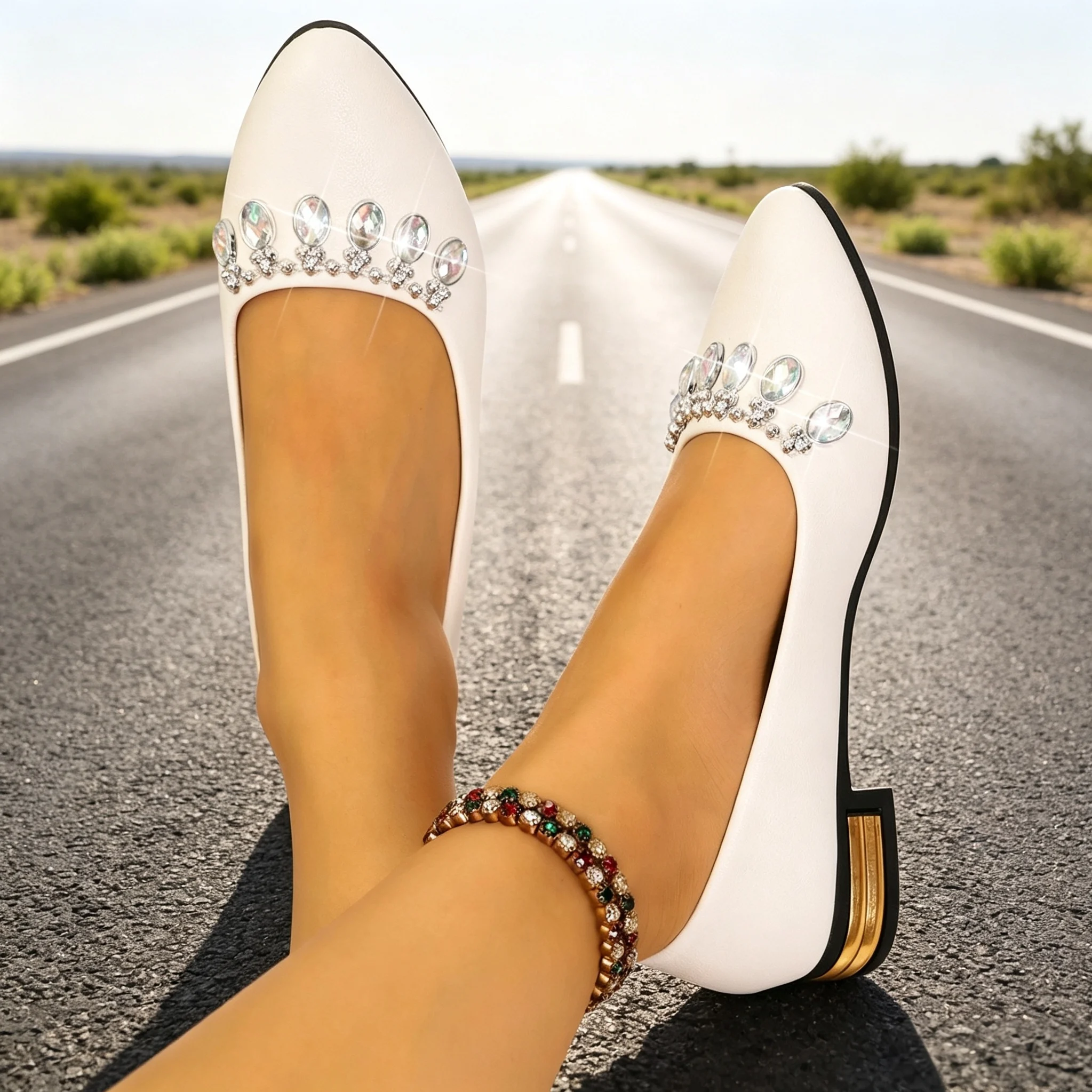 Dames Flats Pointed Toe Ballet - Women'S Fashion Loafers recensie en prijs