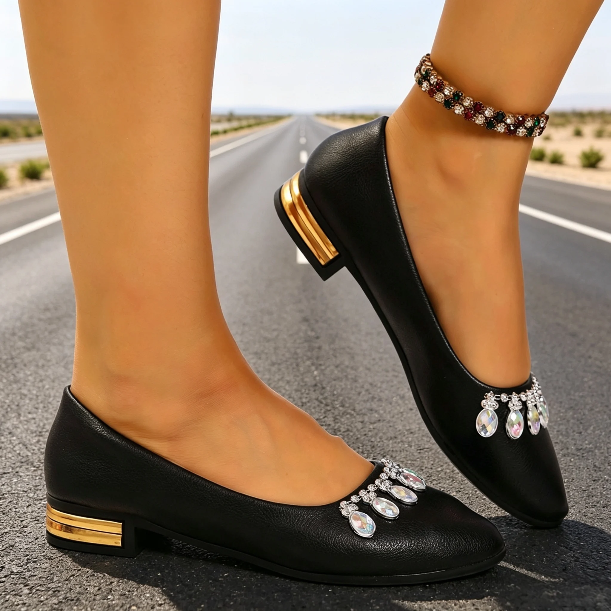 Dames Flats Pointed Toe Ballet - Women'S Fashion Loafers recensie en prijs