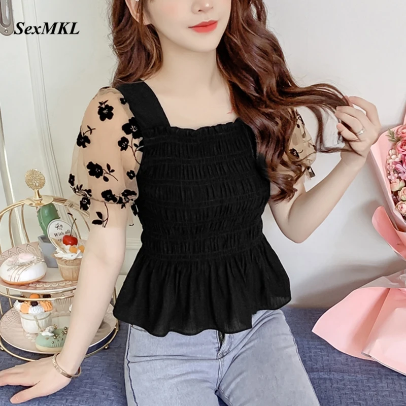Zomer Puffmouw Corset Top Blou - Women'S Fashion Trends Spring 2026 recensie en prijs