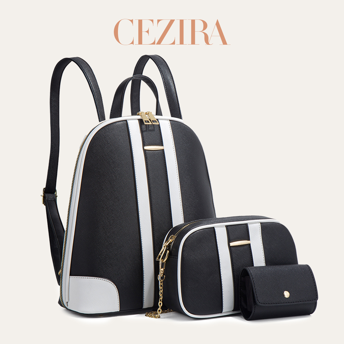 CR Fashion Gestreepte Patchwor - Women'S Fashion Backpack recensie en prijs