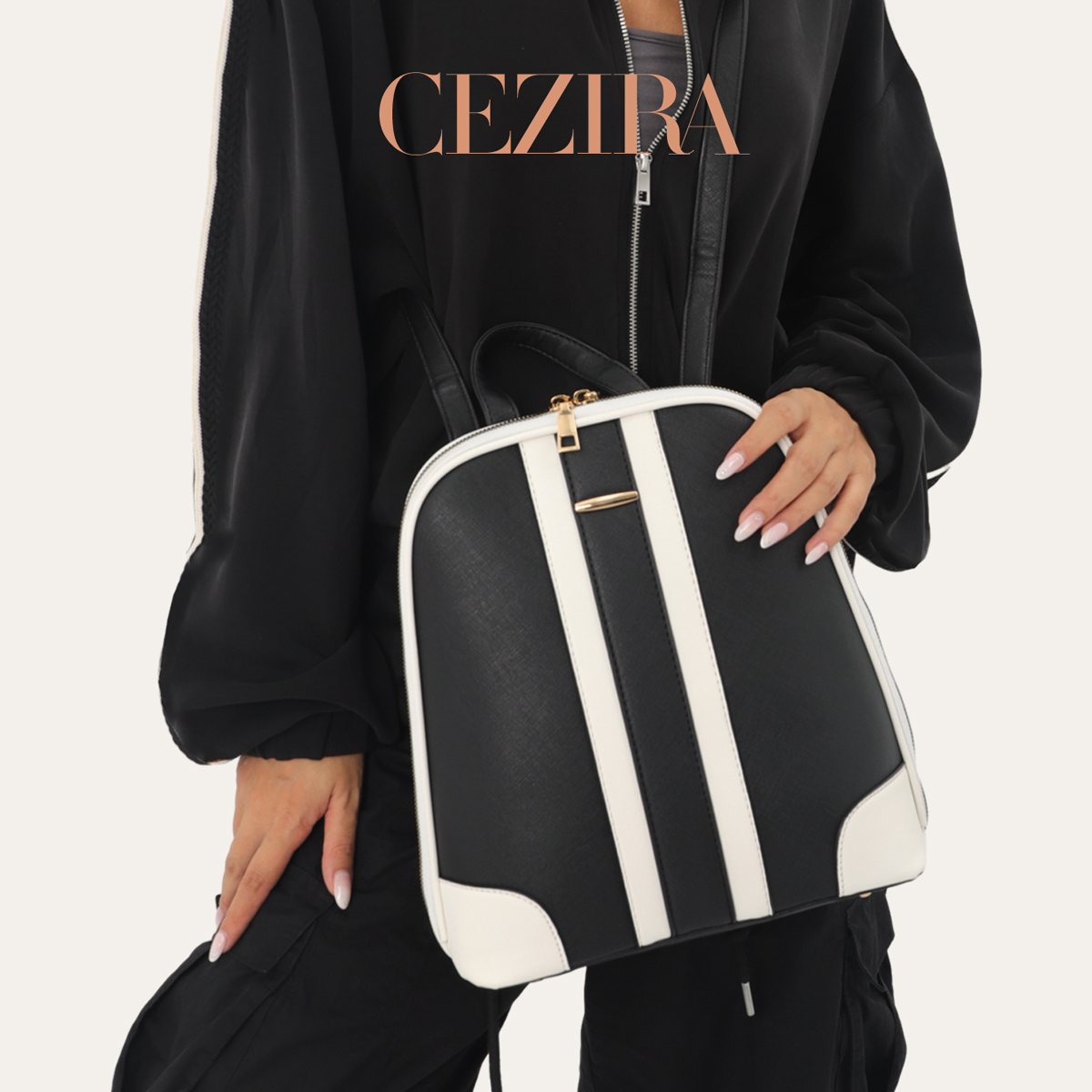 CR Fashion Gestreepte Patchwor - Women'S Fashion Backpack recensie en prijs