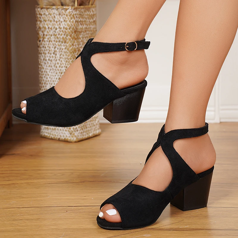 Mode Enkelband Flock Sandalen  - Women Fashion Trend 2025 recensie en prijs