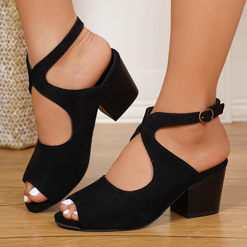 Mode Enkelband Flock Sandalen  - Women Fashion Trend 2025 recensie en prijs