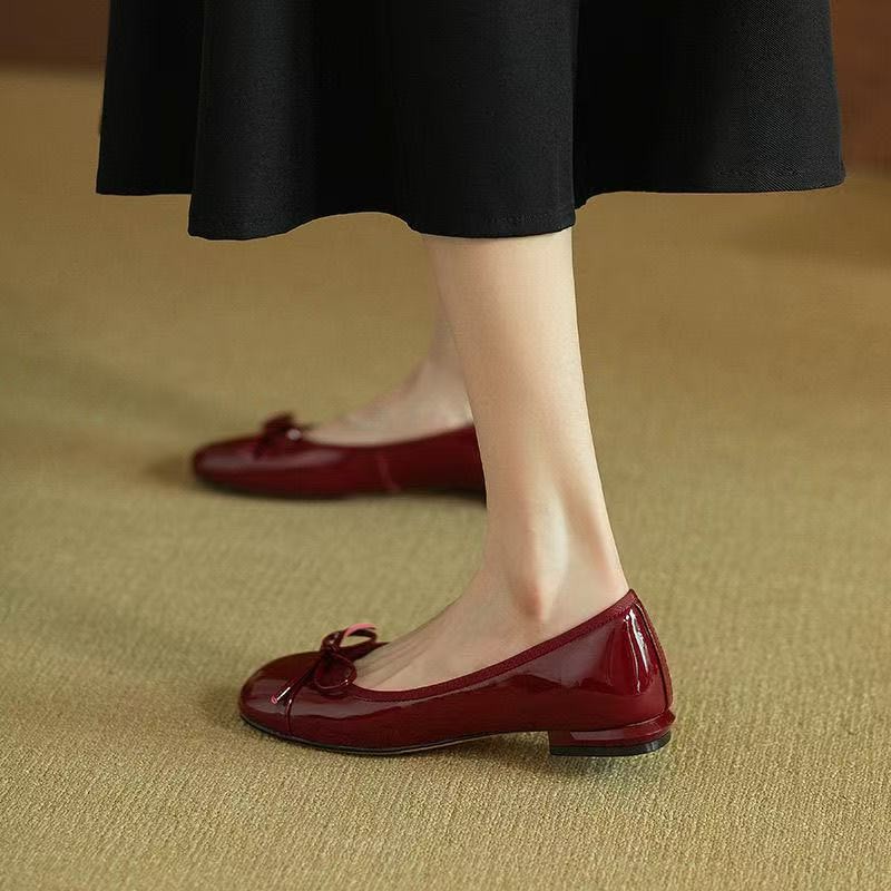 Vrouwen Retro Zachte Strik Pla - Women'S Fashion Loafers recensie en prijs
