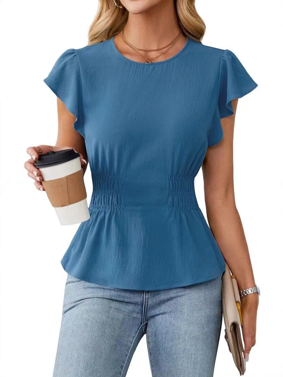Damesblouse met korte mouwen,  - Women'S Fashion Tops recensie en prijs