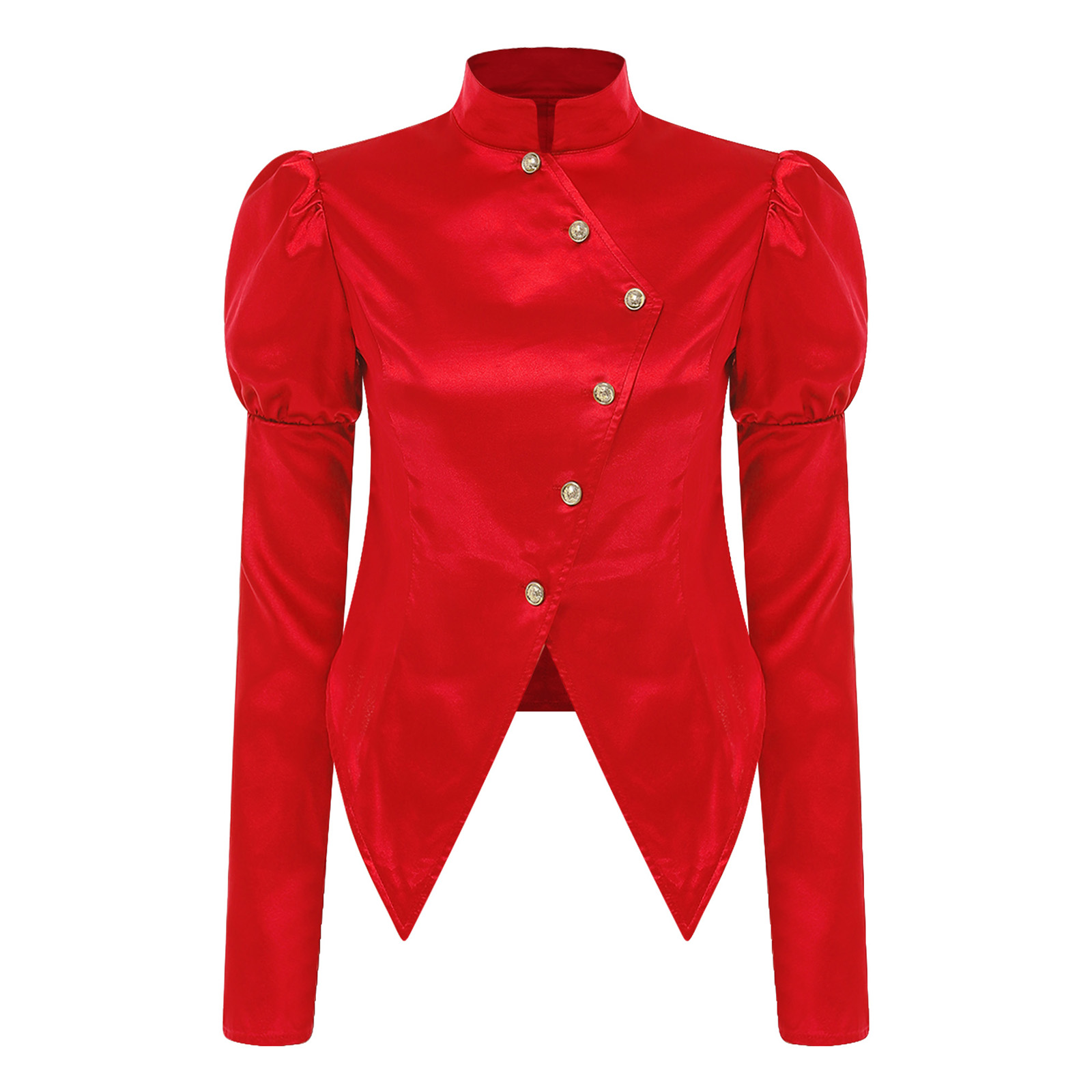 Dames Victoriaanse Tops Knoop  - Asymmetric Top Women recensie en prijs