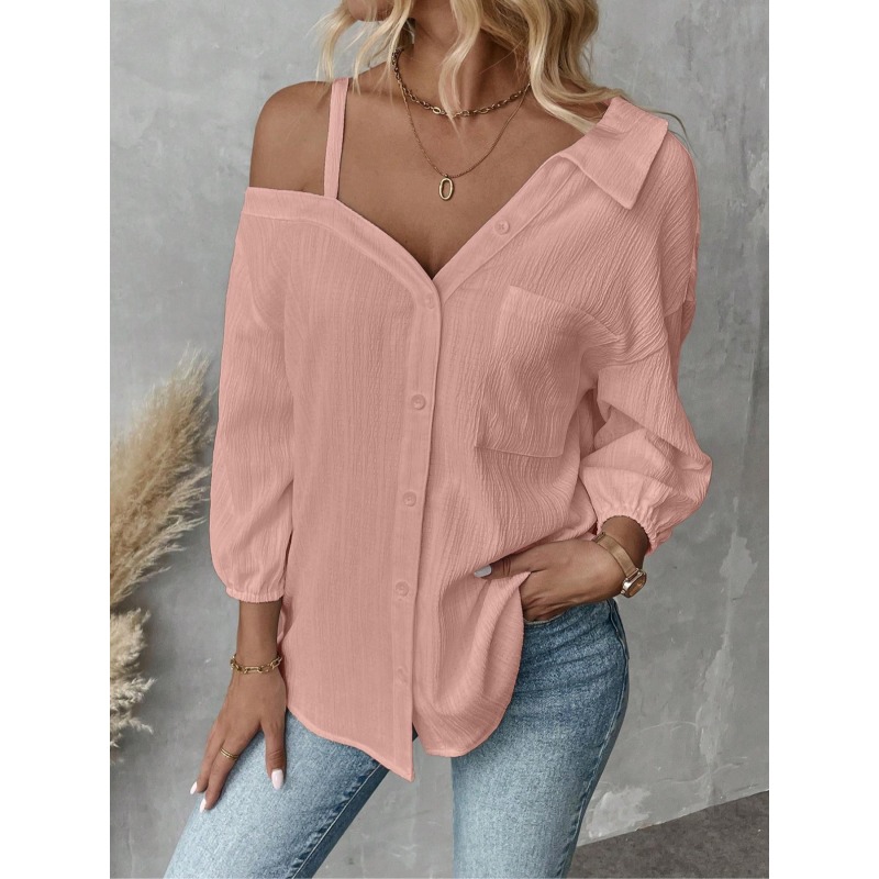 Plus Size1XL-5XL Damesblouses  - Asymmetric Top Women recensie en prijs