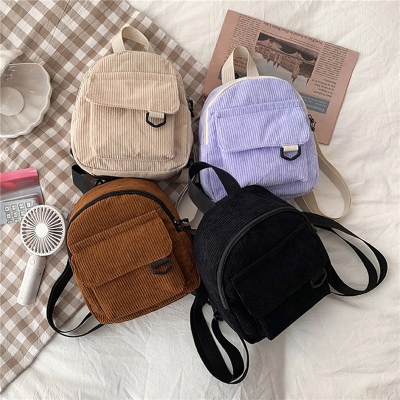 Effen kleur mini-rugzak Cordur - Women'S Fashion Backpack recensie en prijs