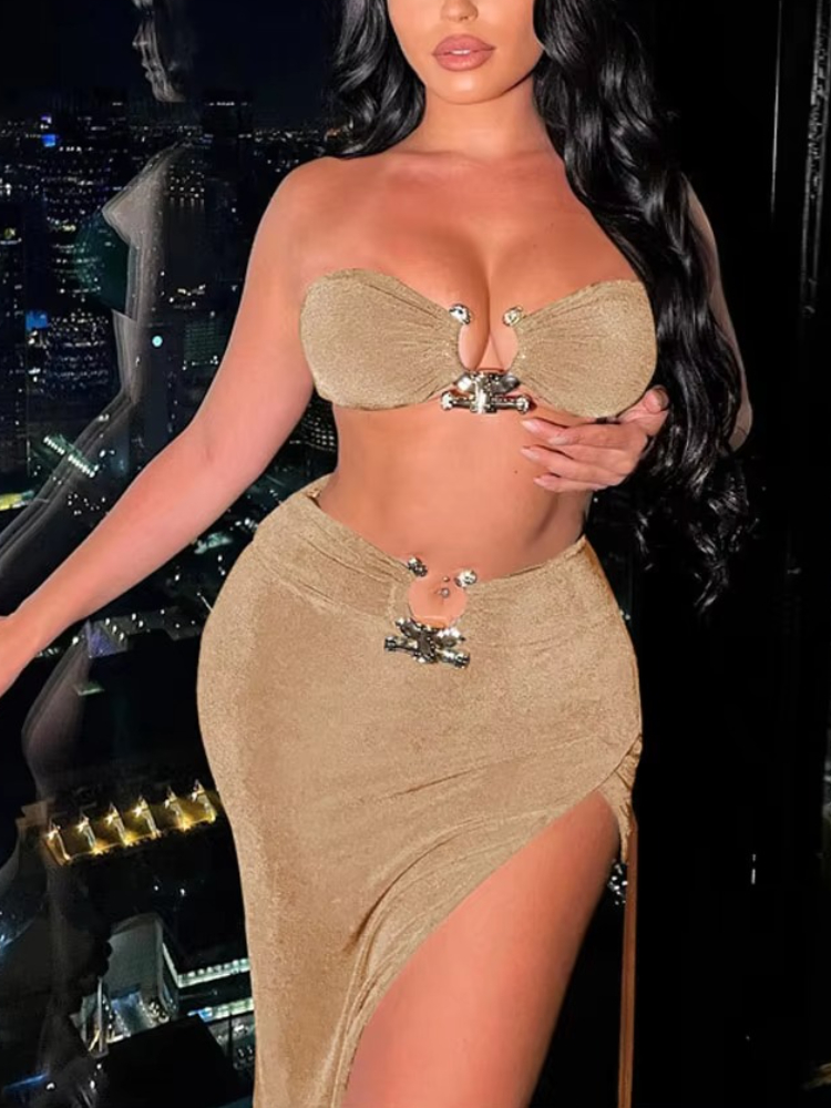 Elegante sexy bandeau-top met  - Asymmetric Top Women recensie en prijs
